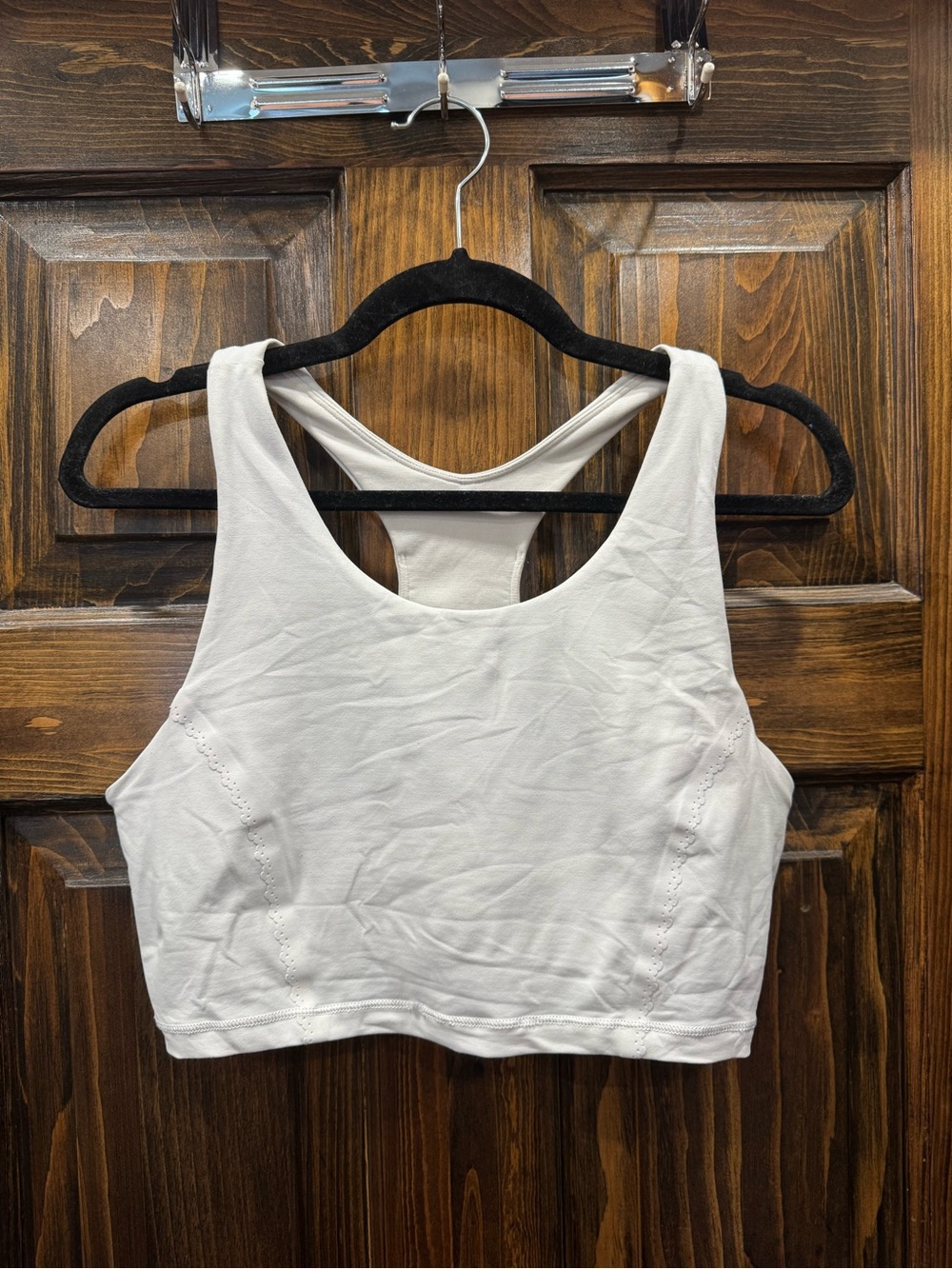 lululemon athletica White Racerback Sports Bra